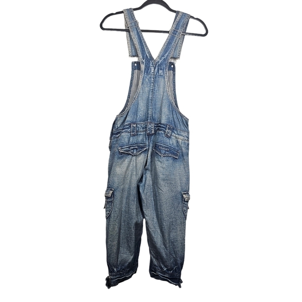 Nori Cargo Style Capri Overalls - Picture 4 of 6